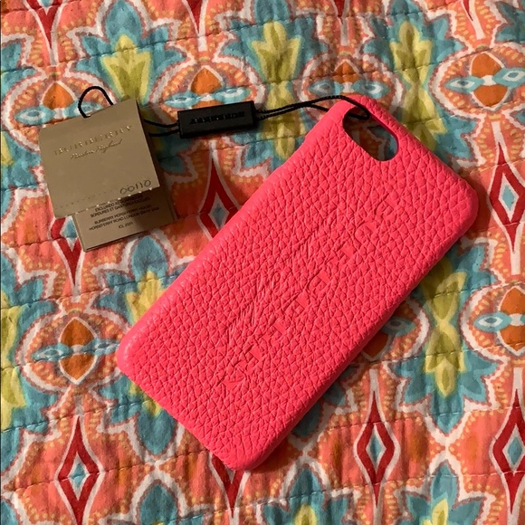 burberry leather iphone 8 case